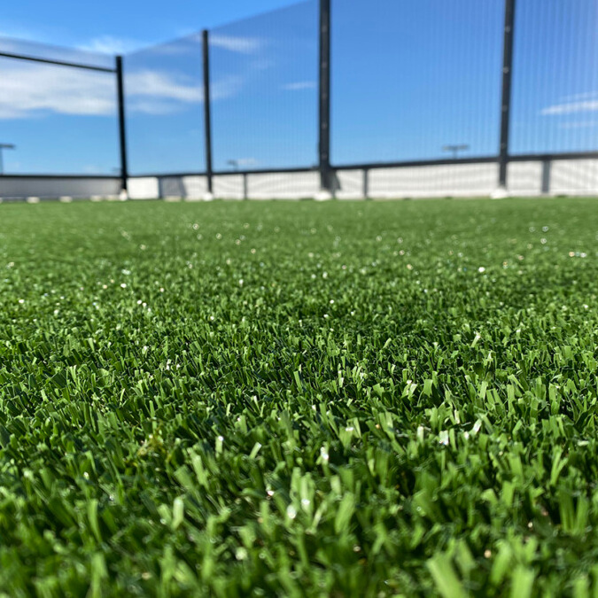 Non-infill Football Field Artificial Grass Natural Green PE Synthetic Turf for soccer Stadium 40MM 10000D Artificial Grass