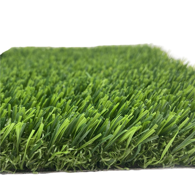 Non-infill Football Field Artificial Grass Natural Green PE Synthetic Turf for soccer Stadium 40MM 10000D Artificial Grass