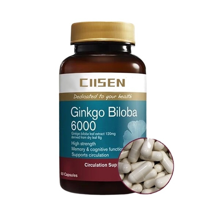 health supplement OEM Ginkgo Biloba Supplement Ginko Extract Biloba Capsules