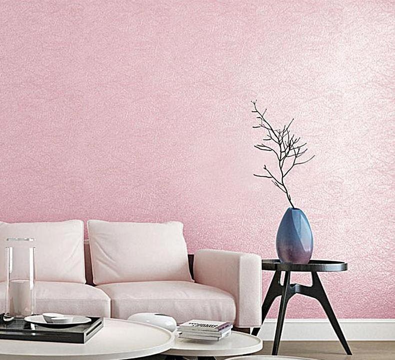 Pink wallpaper floral embossed wallcoverings for living room luxury preglueing 3D peel and stick Wallpaper