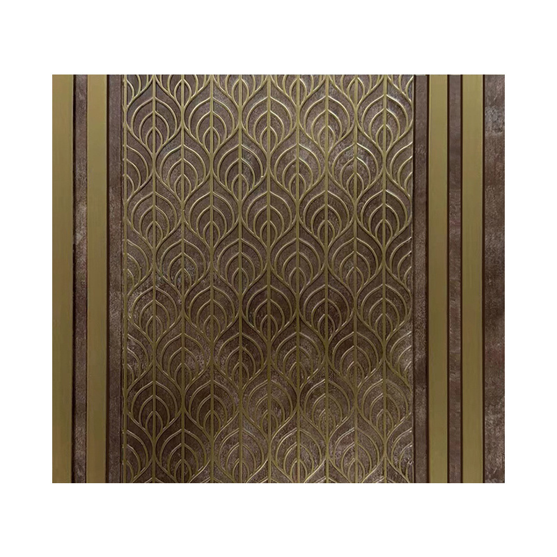 Factory OEM Waterproof Decorative Waterproof Exterior Gold Wood Outside Office Wall Panel Outdoor Wpc Wall Panel