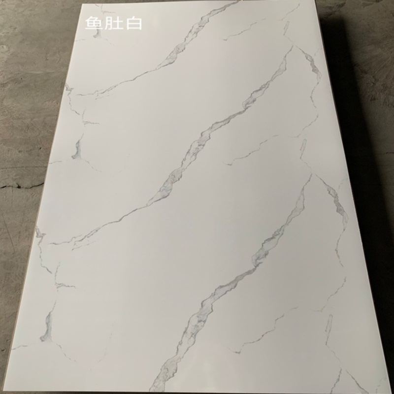 Pvc Marble Sheets With Finely Polished Microcrystalline Stone Material For Wall Decoration