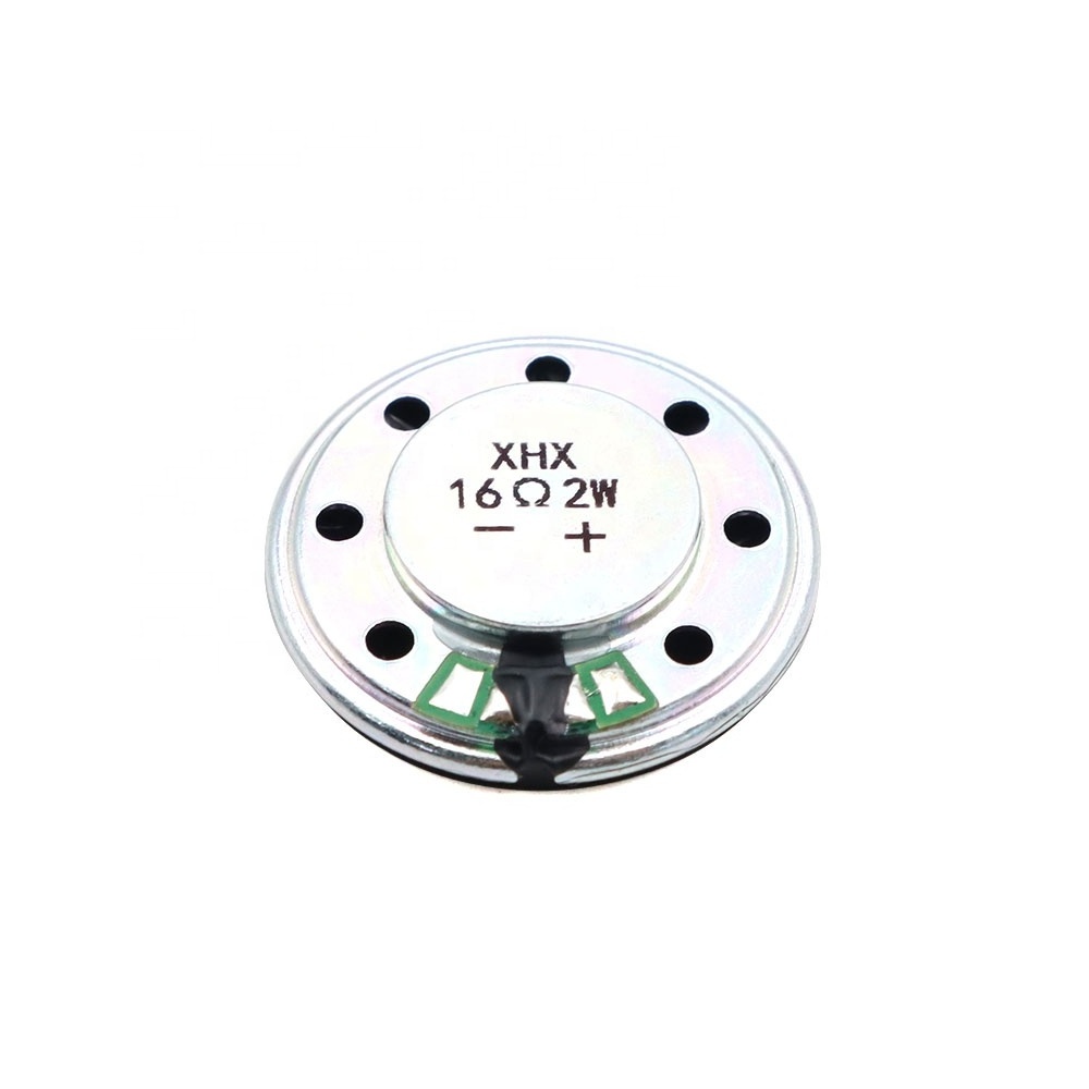 High Sound Quality Round Micro Size 28MM 16Ohm 2W Thin Mylar Speaker 28*5.5MM Loudspeaker Driver Unit With Good Sound Door Phone