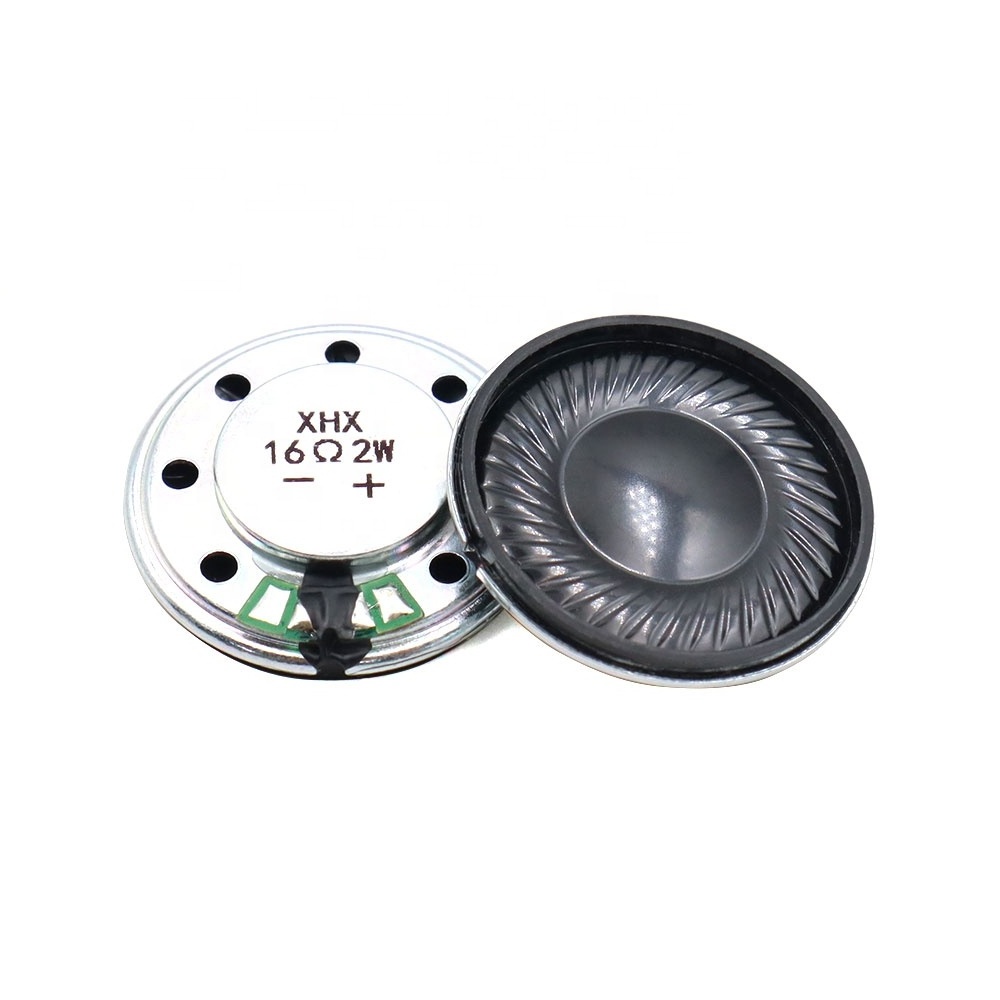 High Sound Quality Round Micro Size 28MM 16Ohm 2W Thin Mylar Speaker 28*5.5MM Loudspeaker Driver Unit With Good Sound Door Phone