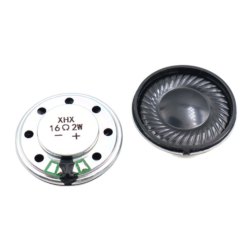 High Sound Quality Round Micro Size 28MM 16Ohm 2W Thin Mylar Speaker 28*5.5MM Loudspeaker Driver Unit With Good Sound Door Phone