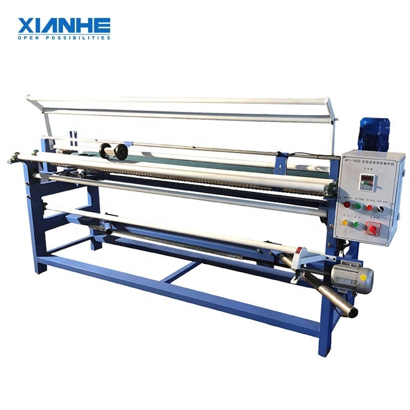 XH-1800  Fabric Winding / Rolling  Machine fabric strip cutting and rewinding machine