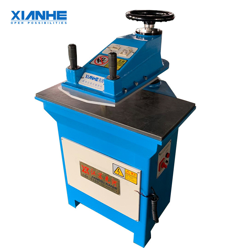 Hydraulic swing arm press die jigsaw puzzle cutting making machine die cutting for sale