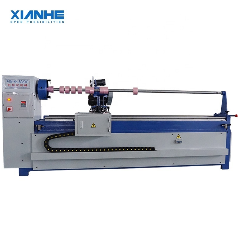 Fully automatic fabric roll slitting press strip cutting machine