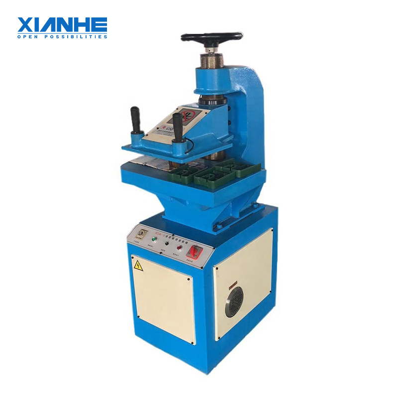 Hot sale hydraulic swing arm shoe clicker press cutting machine