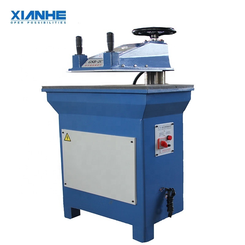 Leather cutting press hydraulic swing arm cutting machine