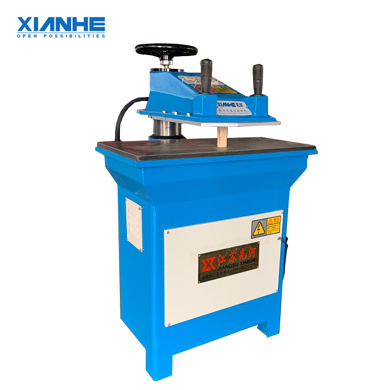 High quality hydraulic swing arm beam press die cutting machine for shirt shell fabric