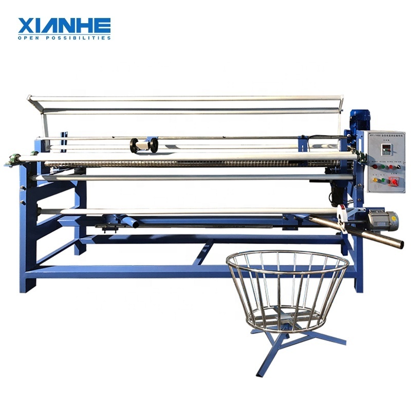 XH-1800  Fabric Winding / Rolling  Machine fabric strip cutting and rewinding machine