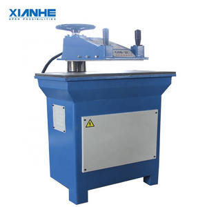 12T hydraulic swing arm cutting press machine for leather shoes