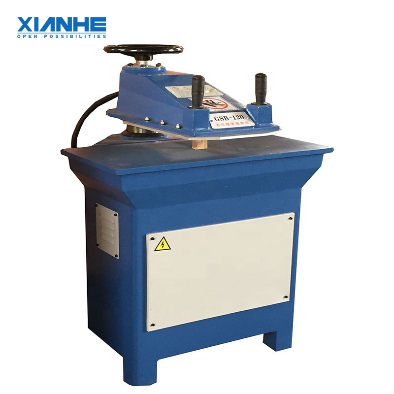 Leather cutting press hydraulic swing arm cutting machine