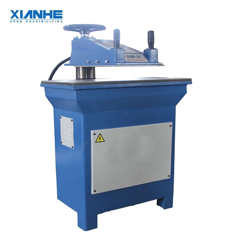 Leather cutting press hydraulic swing arm cutting machine