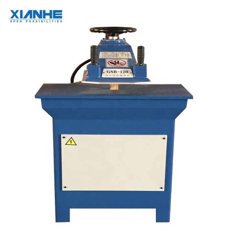 12T hydraulic swing arm cutting press machine for leather shoes