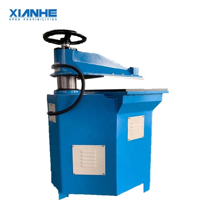 Manual hand swing arm making leather die cutting machine for leather