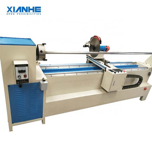 Fully automatic fabric roll slitting machine for strip cutting