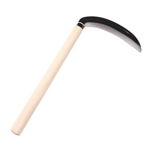 manufacturers  Big curved and sharp blade agricultural sickle japanese weeding sickle