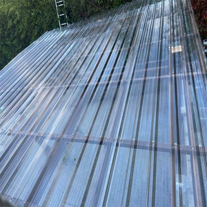 10 Years Clear  Corrugated Polycarbonate Greenhouse Solid Roofing Plastic Sheet Panels