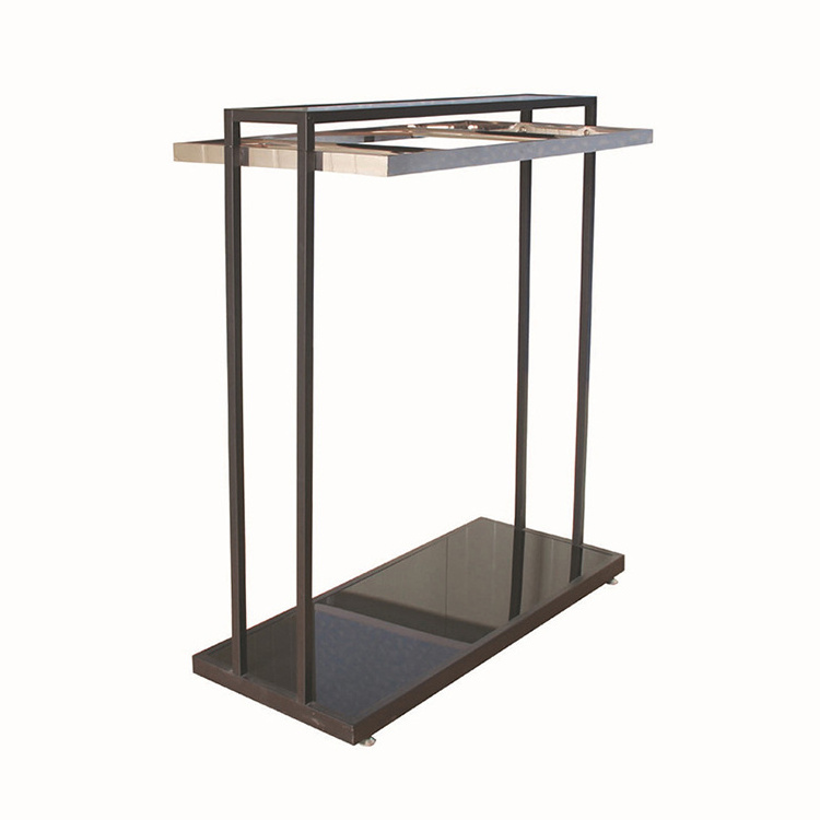 Hot Sale Stainless Steel Commercial Display Clothes Hanging Metal Stand Garment Racks For Sale