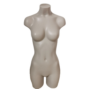 Plastic Half Body Big Butt Female Head with Shoulders Big Breast  Mannequin