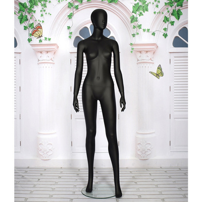 High End Full Body Dummy Black Sexy Lifelike Female Posing Black Mannequin