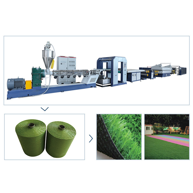 turf manufacture equipment making machines artificial grass mat yarn production machine