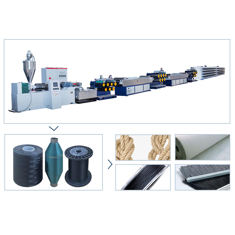 pp pe monofilament yarn extruder monofilament extrusion line making machine