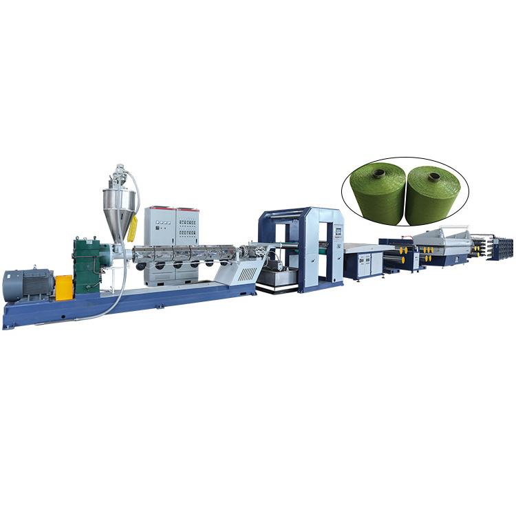 artificial grass turf yarn production machine synthetic grass extruder pp flat yarn making machine