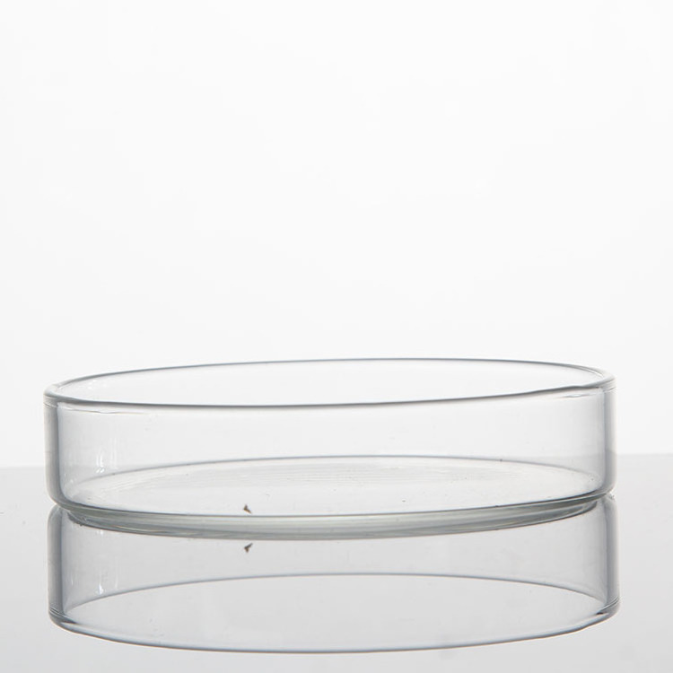 High efficiency laboratory borosilicate glass petri culture dish