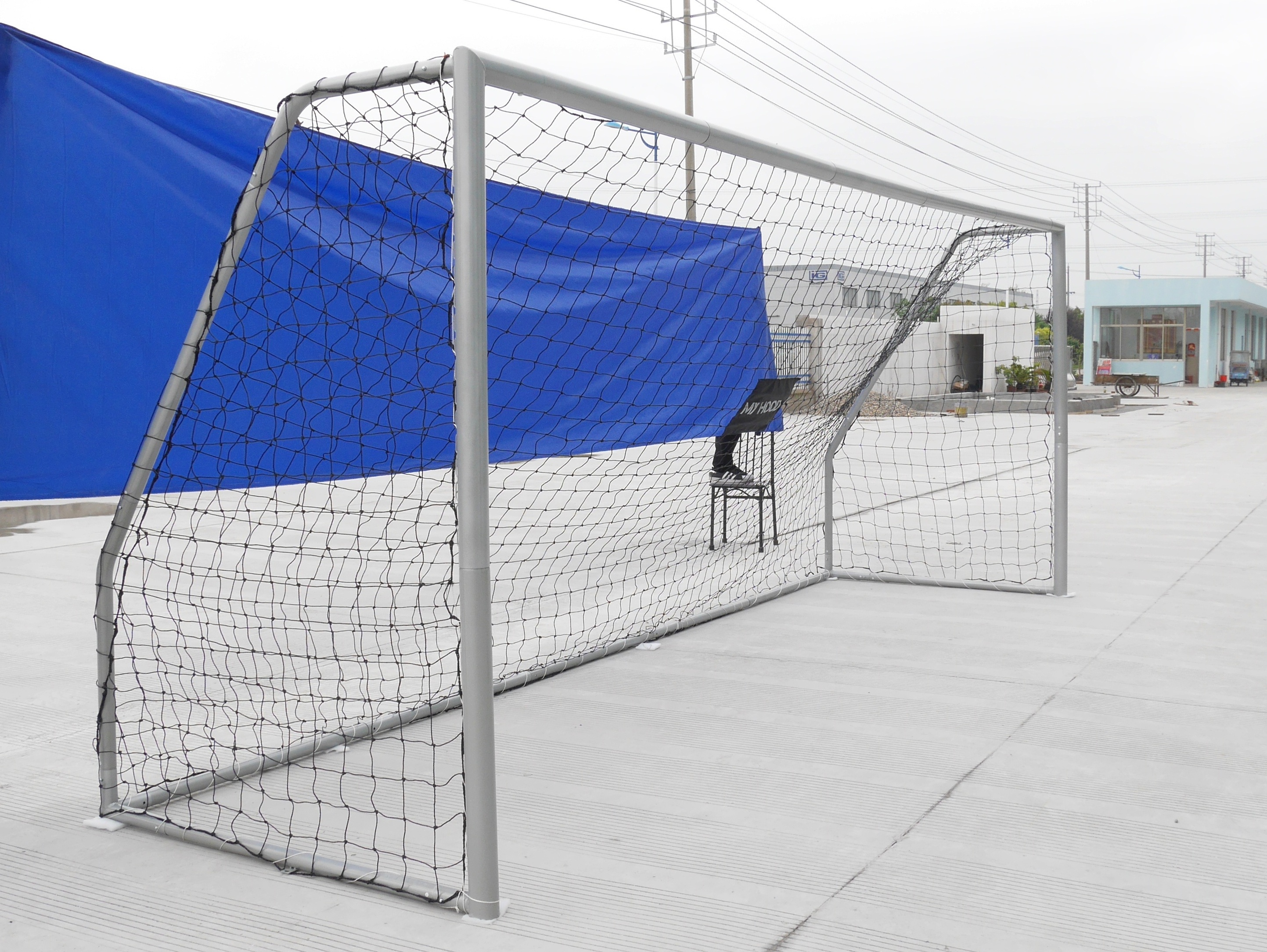 Hot Sale Custom Outdoor Beach Full Size Soccer Goal Football Goal Post And Net For Sale