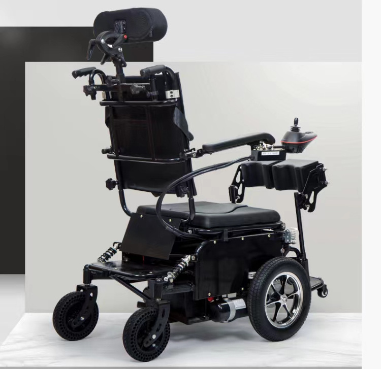 rehabilitation training power wheel chair multifunction electronic standing up wheelchair