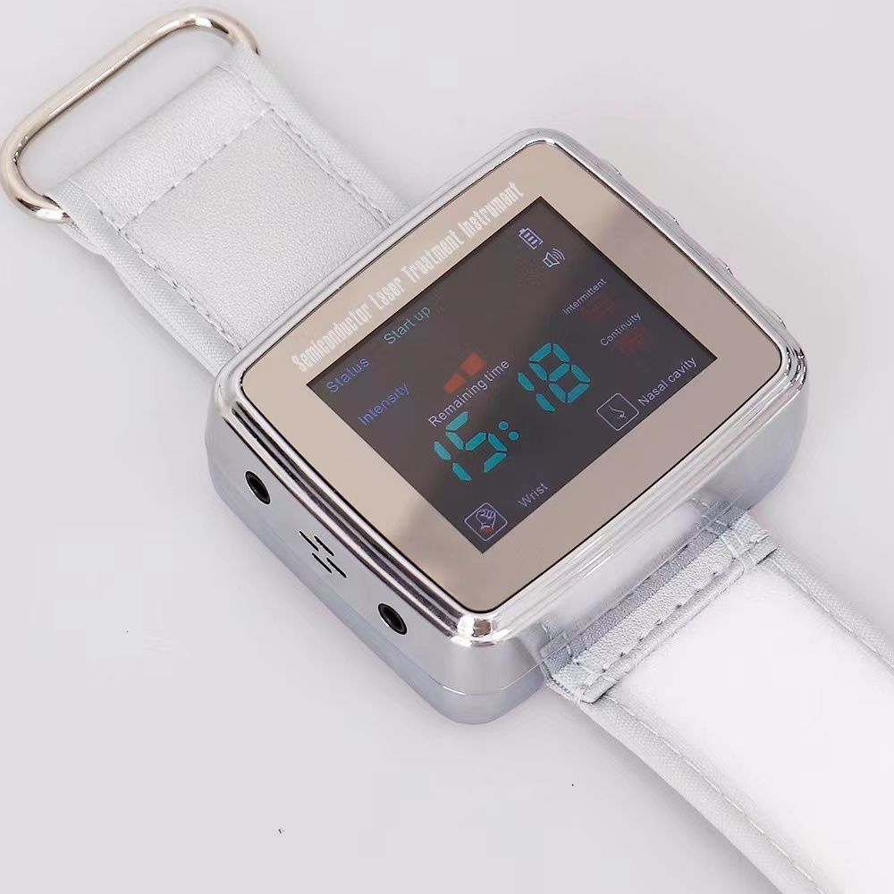 13 Holes 650nm Nasal Polyps Therapy Equipment Laser Watch Semiconductor Laser Watch