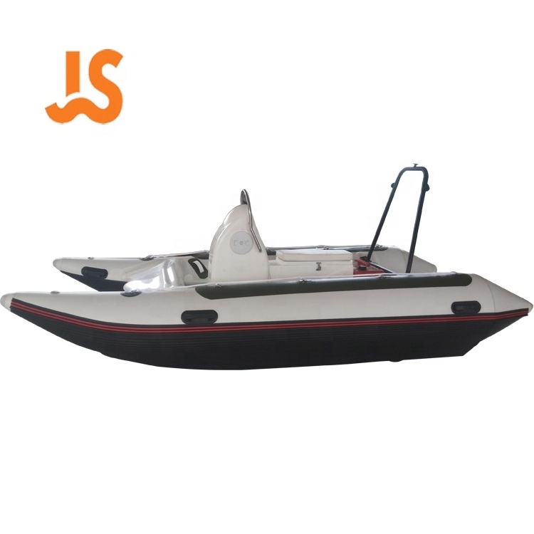 Inflatable Catamaran 3.3m (10'8) Fishing Boat with Motor Engine for pulling casualties from the water in rescue situations