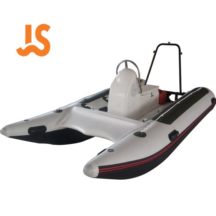 Inflatable Catamaran 3.3m (10'8) Fishing Boat with Motor Engine for pulling casualties from the water in rescue situations