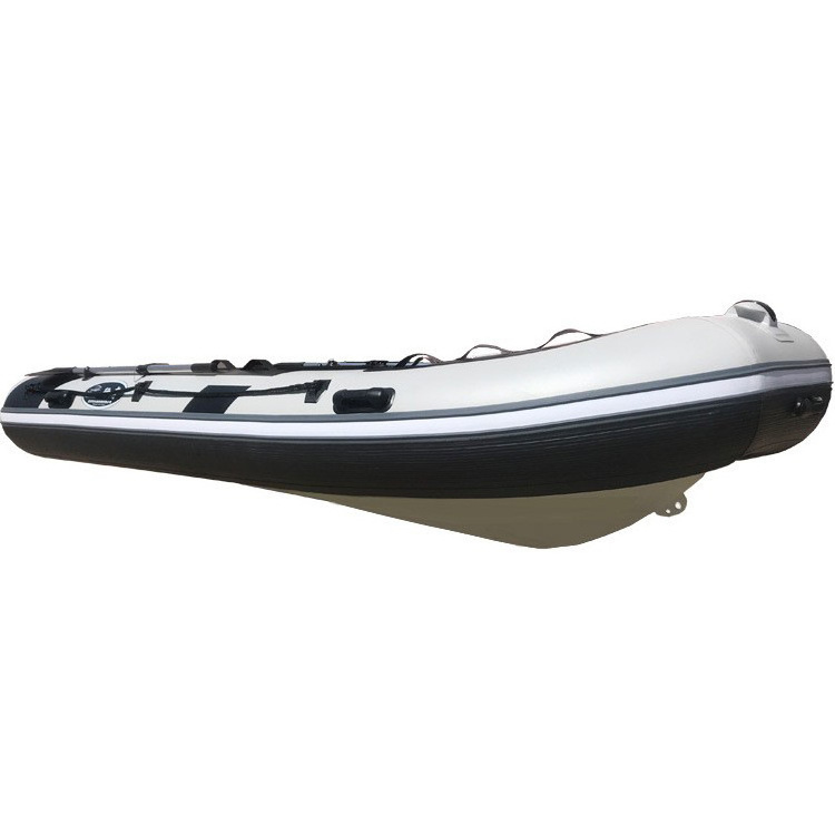 China Factory Semi Rigid 12ft 360 Patrol RHIB Yacht Tender Orca Hypalon Folding Inflatable Aluminium Rib Boat Outboard