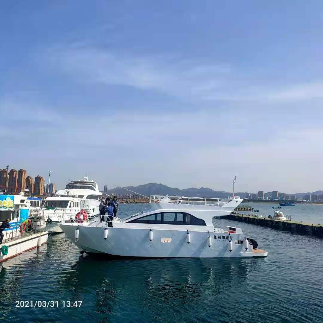 JS Yacht 43 feet magnesium aluminum alloy luxury yacht boat standard 13m aluminum yacht luxury boat with inboard D engine