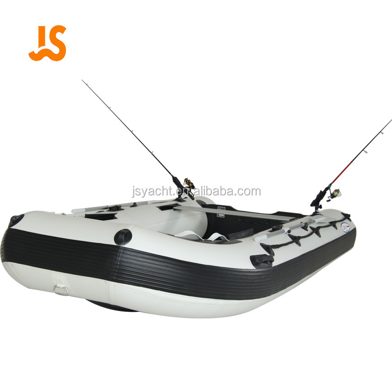 PVC material inflatable boat with outboard engine motor console seat