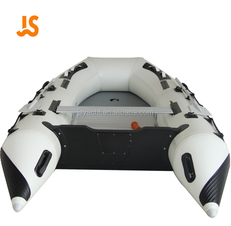 PVC material inflatable boat with outboard engine motor console seat