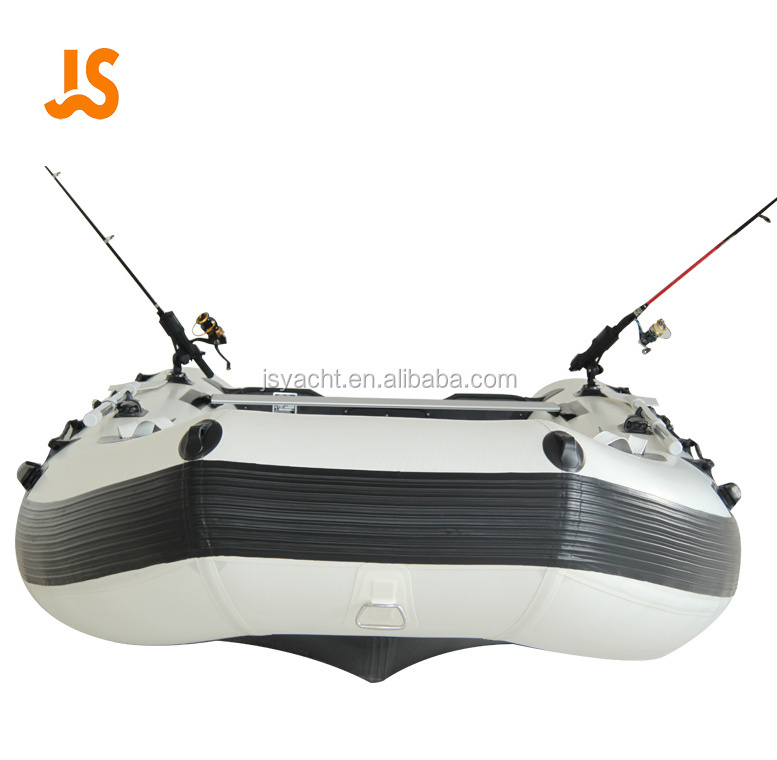 PVC material inflatable boat with outboard engine motor console seat