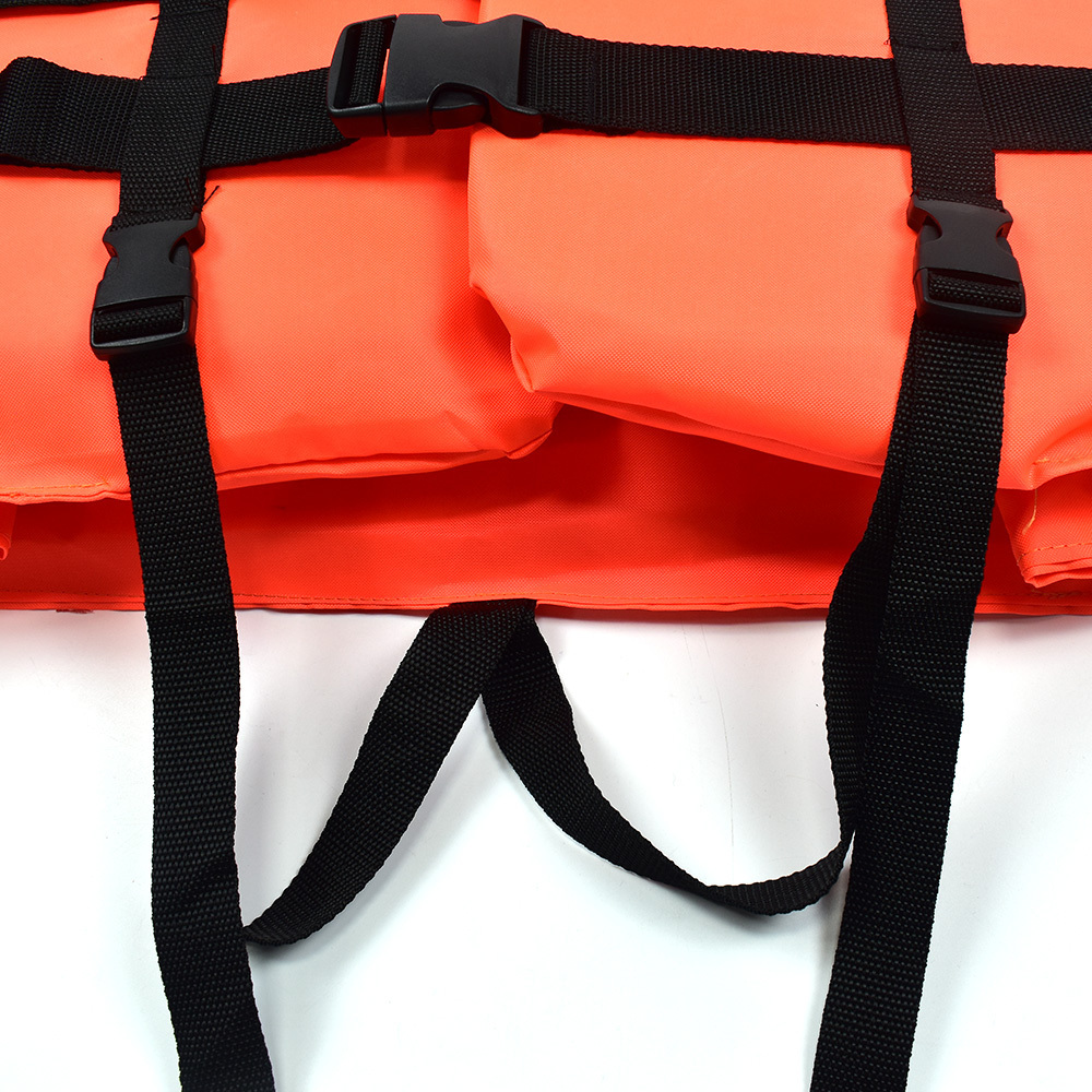 Wholesale Hot Style Orange Oxford Fabric Firefighting And Rescue Life Jacket For Adults