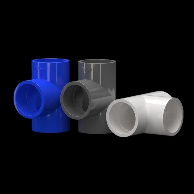 Original factory wholesale high quality upvc fittings for pipes, water supply and drainage plastic 3 inch tee pvc fittings