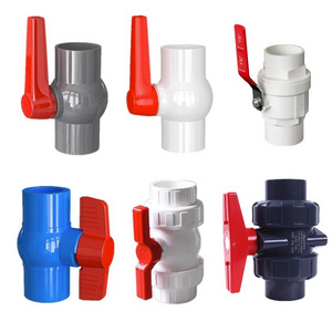 1/2 3 4 inch pvc ball valve plumbing pipe for water pipe fittings Double True Union plastic water supply chemical industrial DIN