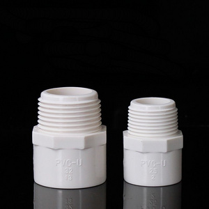 China high quality plastic products upvc pipe fittings  male adapter  for  German standard