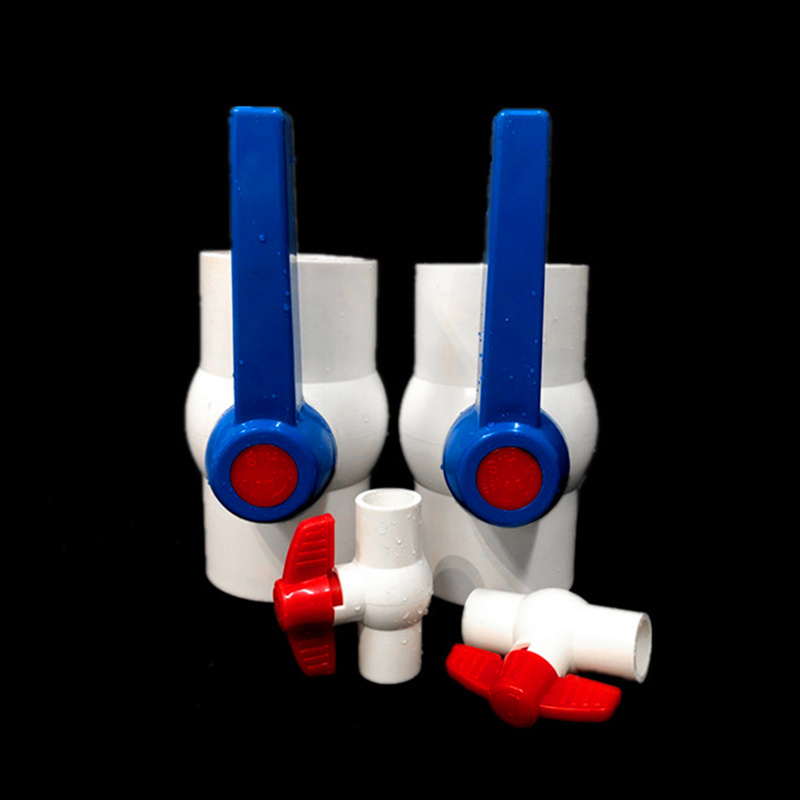 20types pvc fittings ball valve Pipe for irrigation socket 110 ball valve pvc plastic