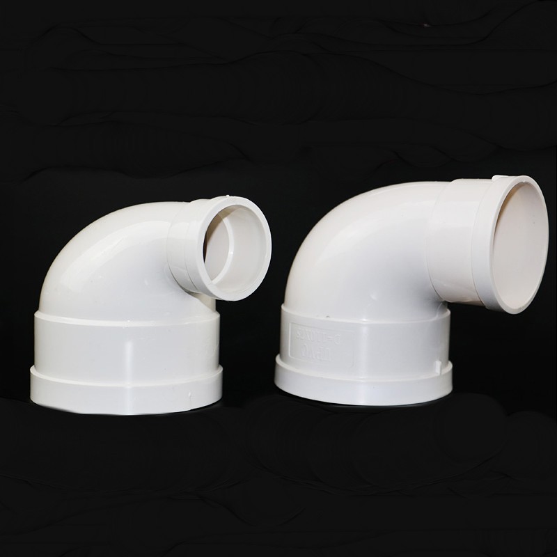 Chinese factory manufacturer wholesale  PVC drain reducing elbow 90 degree angle drain pvc pipes fittings for plumbing