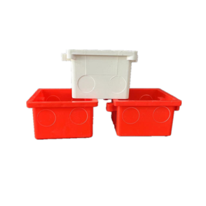 PVC electric switch socket box Self-tapping plastic Junction Box