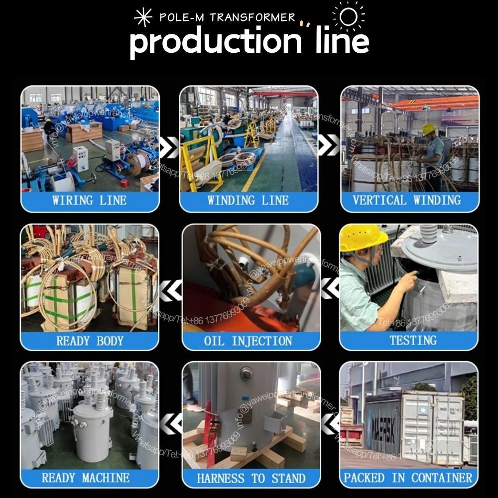 Single Phase Pole Mounted 15kva 25kva 37.5kva 13.8kv 120/240v Transformer 333 kva transformer