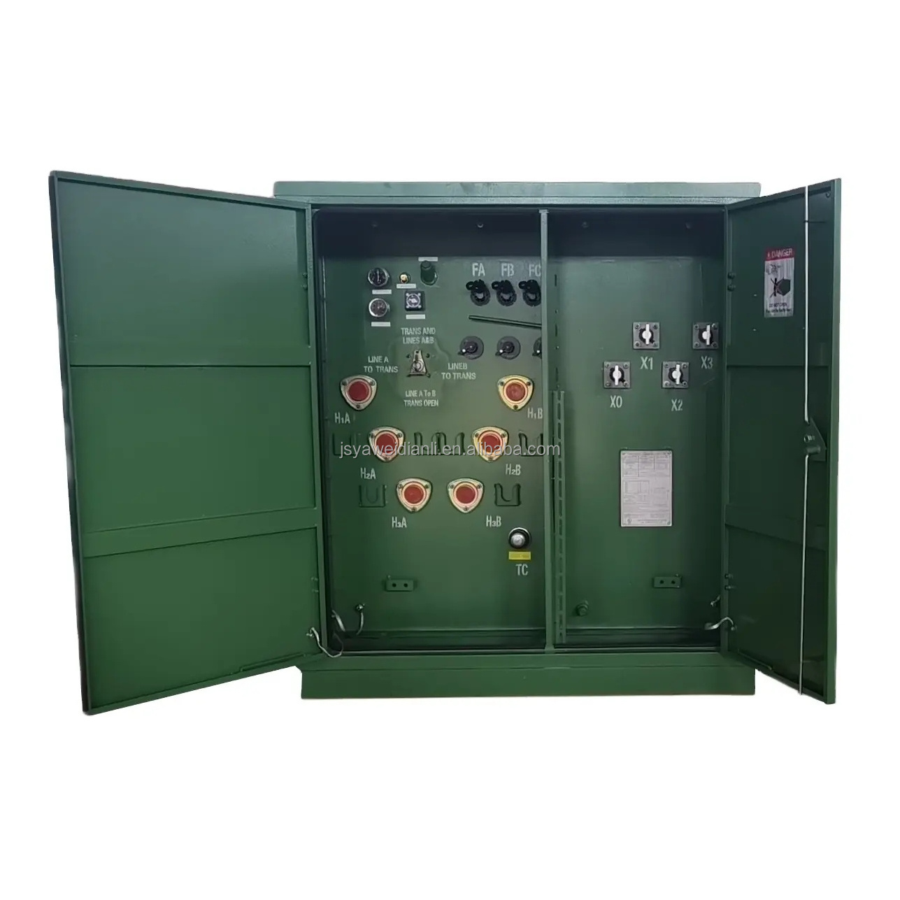 Jiangsu Yawei Transformer High Frequency Pad Mounted Transformers Three Phase 11kv 160kva 200kva 250kva Electrical Transformer